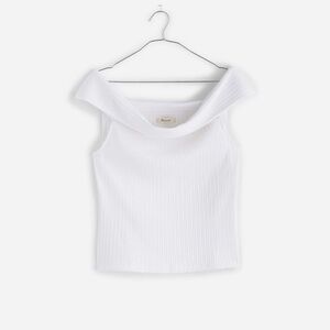 Madewell Ribbed Off-the-Shoulder Top